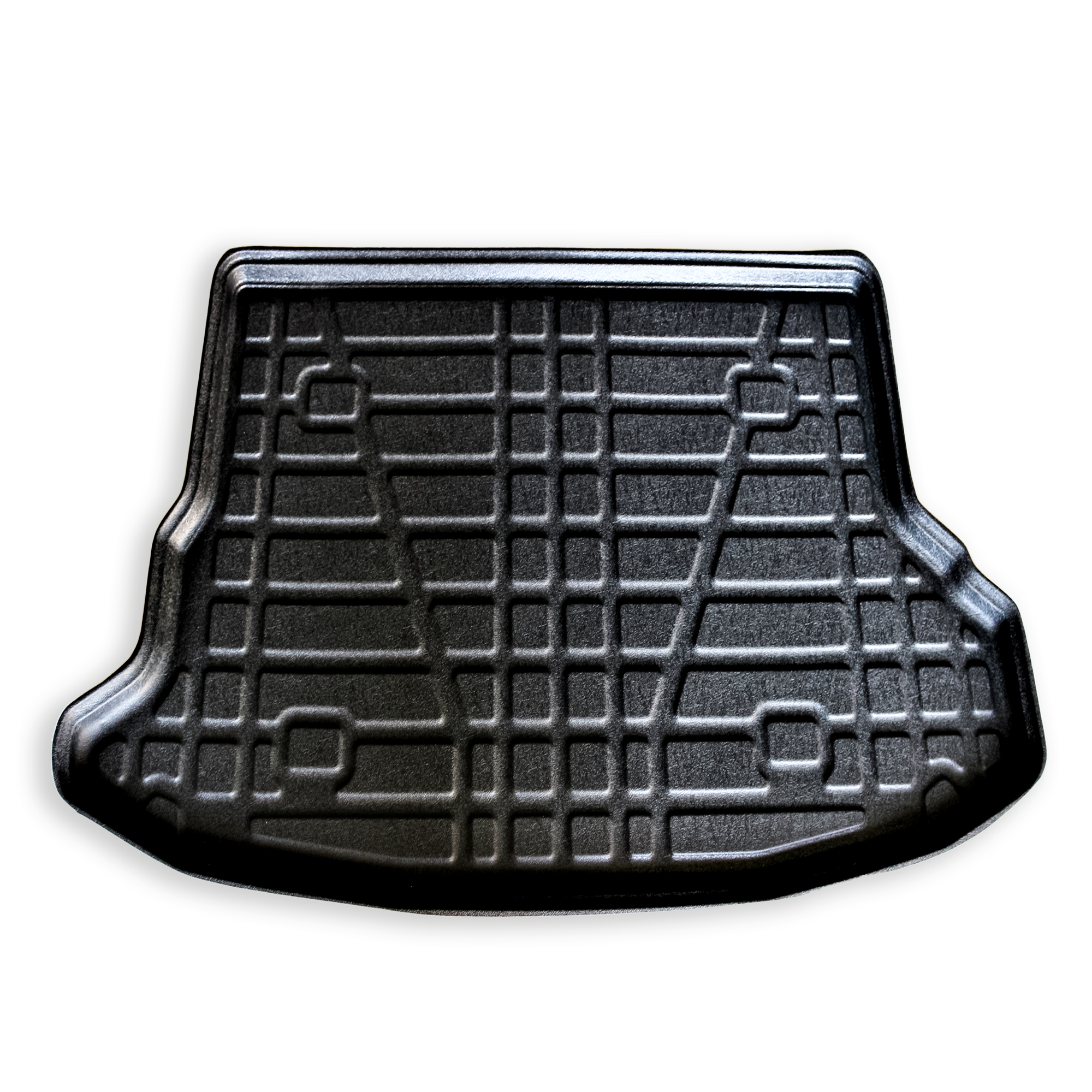 Frontaufnahme einer Kofferraumwanne für Hyundai Tucson 05-11.