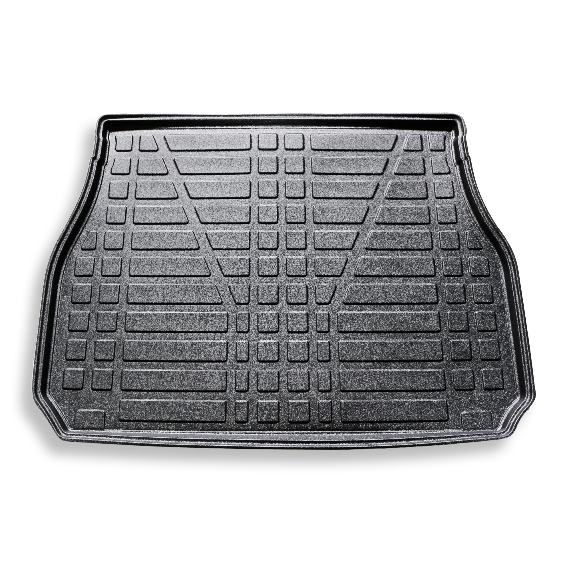 Frontaufnahme einer Kofferraumwanne für BMW X5 E53.